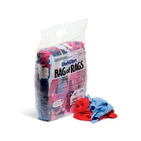 Workwipes Reclaimed Colored T-Shirt in Bag 1 bag WIP550